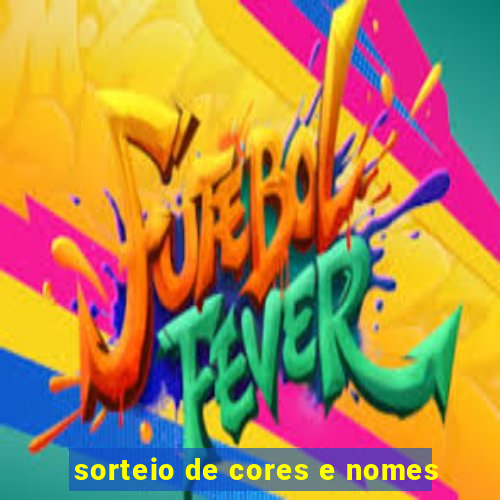 sorteio de cores e nomes