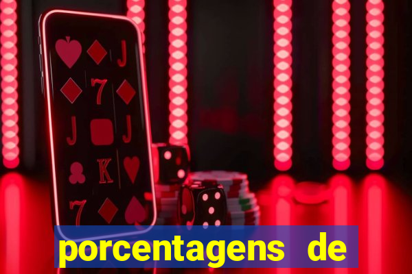 porcentagens de jogos pagantes