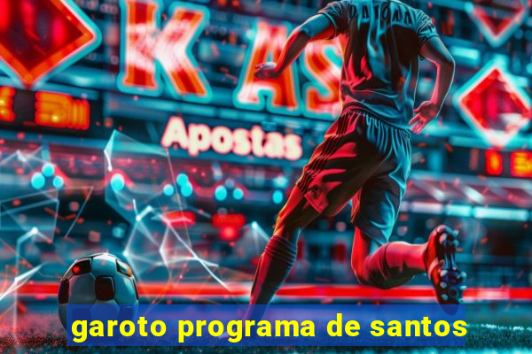 garoto programa de santos