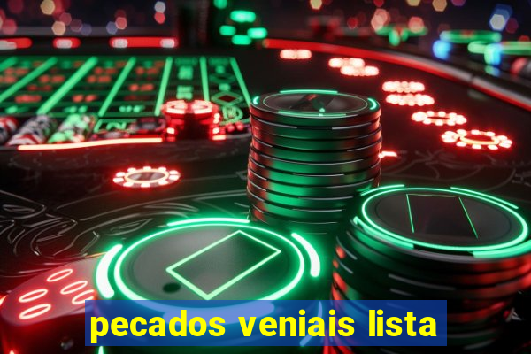 pecados veniais lista