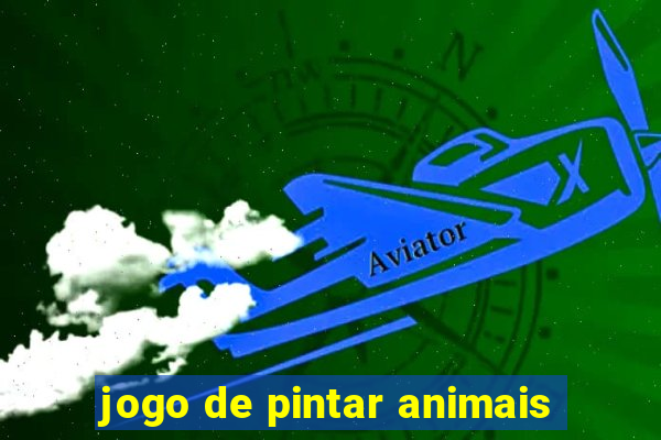 jogo de pintar animais