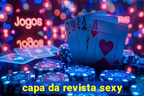 capa da revista sexy