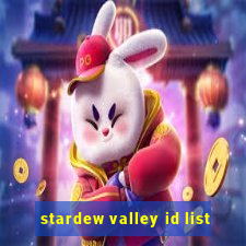 stardew valley id list